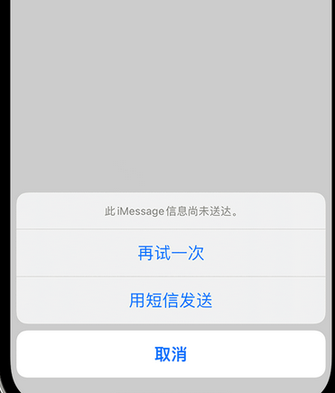 八所镇apple维修iPhone上无法正常发送iMessage信息