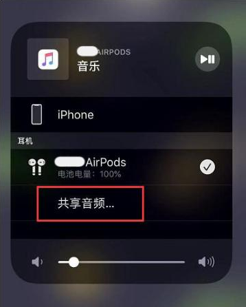 八所镇苹果14音频维修点分享iPhone14音频共享设置方法 