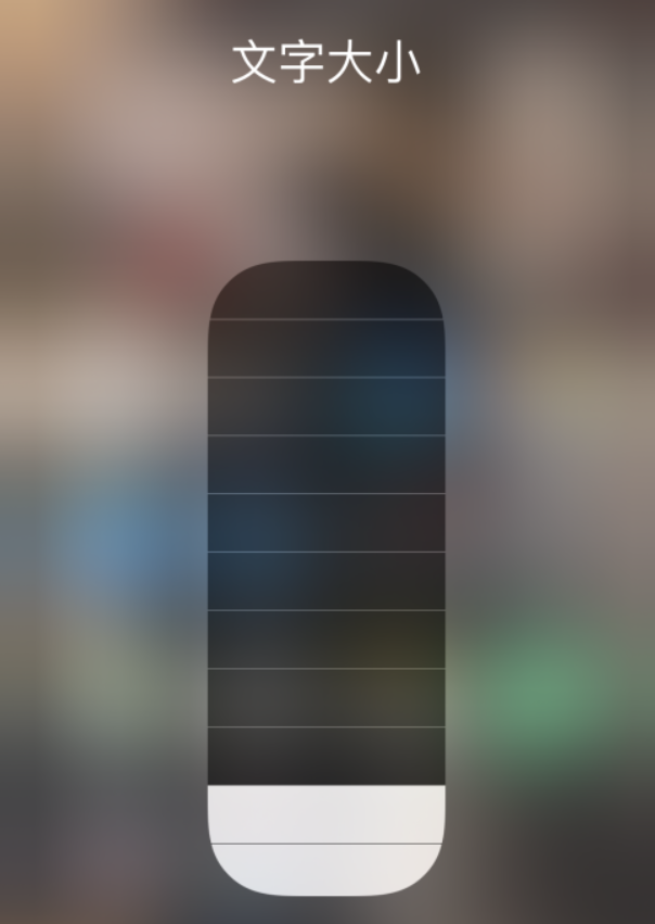 八所镇苹果手机维修分享小技巧：在 iPhone 控制中心快速调节字体大小 